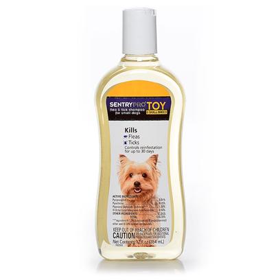 Sergeants Presents Sentry Flea & Tick Toy Breed Shampoo 12oz. Sentry Flea and Tick Toy Breed Shampoo Kills Fleas, Ticks and Flea Eggs. This Shampoo is Specially Formulated for Toy Breed Dogs Giving them the Gentle Protection they Need. Prevents Reinfestation for Up to 30 Days. [21313]