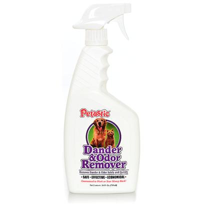 Venus Laboratories Presents Petastic Dander and Odor Remover 24oz Trigger Spray Venus & Removr Trig. Dander & Odor Remover Contains a Unique Scientific Enzyme Blend that is Specifically Designed to Instantly Reduce Dander and Eliminate Odors from Pets Safe and Effective when Used as Directed. Simply Spray Onto Pet and Wipe Away. 24 Oz. [21398]