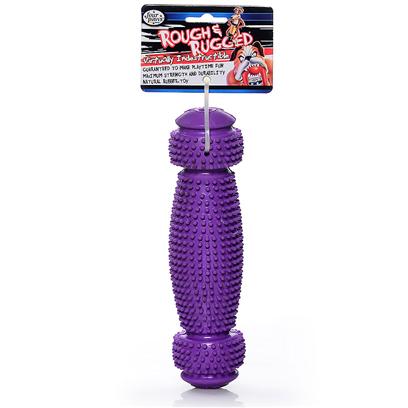 Four Paws Presents Rough & Rugged Rubber Dental Dumbbell Fp Toy. Part of a Complete Line of Unique and Traditional Style Toys Made with the Highest Grade of Rubber and Filled with Unique Polymers to Give Extra Bounce. [21702]
