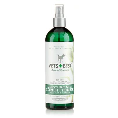 Bramton Company Presents Vets Best Moisture Mist Conditioner 16oz Cond. Dry Skin be Gone! Our Unique, Leave-in Blend with Vitamin B-5 and Skin Conditioners Moisturizes Dry, Sensitive Skin. It also Detangles and Adds Luster to Brittle Coats. Will not Affect Topical Flea Control. Use in Tandem with Hypo-Allergenic Shampoo. [22332]
