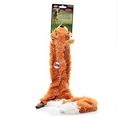 Ethical Presents Skinneez Jumbo-36' Spot Jmb Asstd 36'. Bring out your Dogs Natural Hunting Instinct with this Jumbo, Unstuffed Skinneez Toy. Surprise your Pup with the Most Popular Original Skinneez Style- you will Receive 1 Unit, a Fox, Raccoon or Skunk. Multi 36" [22512]