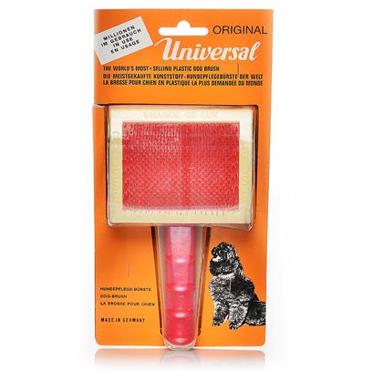 Ps.I. Imports Presents Universal Slicker Brush Professional Quality Small. Grooming your Pet should be a Relaxing, Enjoyable Experience. The Universal Slicker Brush is a Durable, Lightweight Brush. Its Unique Curved Design Allows you to Reach the Matted Hair and Dander Underneath your Dogs' Superficial Outer Coat with Minimal Pressure. It's Important for Both you and your Dogs' Health to Keep their Coat and Skin Clean. When Used Regularly, this Brush Decreases Tangled Hair and Shedding. Regular Grooming should be One of the Ways you Spend Time Bonding and Relaxing, and this Brush Allows Grooming to be a More Enjoyable Pastime for Both you and your Dogs. [22750]