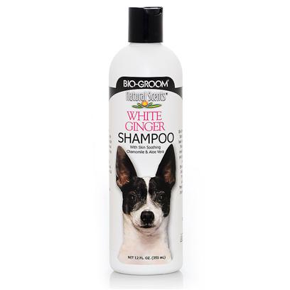 Bio Groom Presents White Ginger Shampoo 12oz Bio. This Mild, Soap Free Natural Shampoo Cleanses Thoroughly, Effortlessly, without Stripping Natural Protective Oils from Skinn and Coat 12oz [22794]