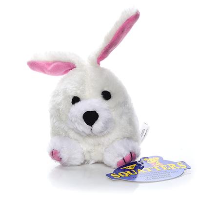 Petmate Presents Squatters Rabbit-Medium Booda Rabbit Medium. Long Lasting Squeaking Sound Built in Proven Winners Made from Washable, Synthetic Plush Fabrics Comes in Popular Sizes for all Dogs. [22871]