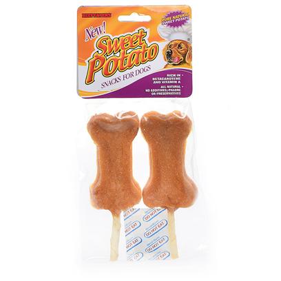 Beefeaters Presents Sweet Potato Lollipops 2pk Beef Lollipop. All-Natural, 100 Percent Pure Sweet Dehydrated Sweet Potato Makes an Irresistible Treat for any Lucky Dog. Rich in Vitamins, Iron, Calcium, Fiber and Beta Carotene. Your Dog'll Love the Sweet Taste. [23012]