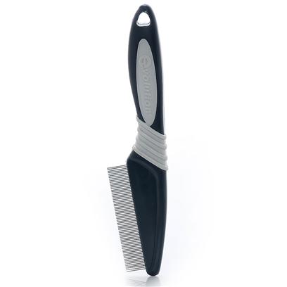 Safari Presents Evolution Flea Comb with Rotating Teeth. Evolutiontm Grooming Tools Provide a Gentle Way to Quickly Untangle a Pet's Coat. The Rotating Teeth Pull through the Coat without Damaging It. Pins and Handles are Made from the Highest Quality Material and Offer Long Lasting Durability. [23659]