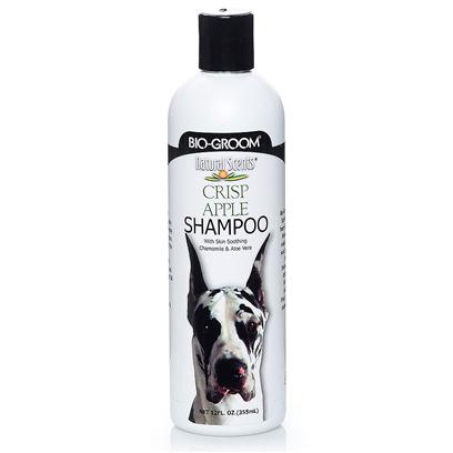Bio Groom Presents Bio-Groom Crisp Apple Shampoo 12oz. Bio-Groom Natural Scents Shampoos are Presented as our Invitation to Come Grow with Us. Created to Stir the Senses, Bio Groom Natural Scents Captivate by Sight, Smell and Experience! Our Bottles Enchant and Catch the Eye. Made from Natural Ingredients with Added Chamomile and Aloe Vera, Shampoos are Mild and Soap Free. They Clean Thoroughly and Rinse Effortlessly Leaving the Coat Soft, Shiny, and with a Natural, Clean Exciting Scent. [23698]