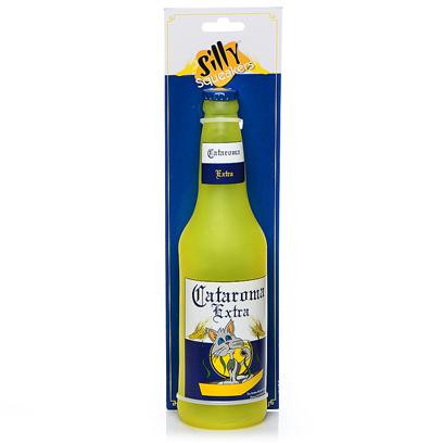 Tuffy's Presents Tuffy's Silly Squeakers-Beer Bottle Cataroma Chew Toy Tuffys Beer. The Best Gift for Man's Best Friend! These Fun Squeaky Toys are Made of a Custom Blend of Durable, Safe Rubber that will Surely Make them your Dog's Favorite Toys, and yours Too! 5 1/4' X 2 3/4' X 10' ... The Individual Bottle is Comparable to the Size of a 12 Oz. Bottle. These Toys are Novelty Items and are Deisgned to be Play Toys and not Chew Toys. [23847]