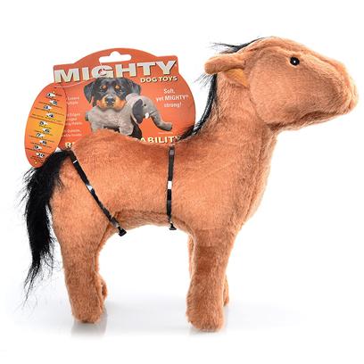 Tuffy's Presents Tuffy's Mighty Toy Farm-Haydin Horse Chew Tuffys Haydin. Don't Let the Majestic Beauty of Haydin Throw you off - He's Stronger than Most and can Play all Day! [23881]