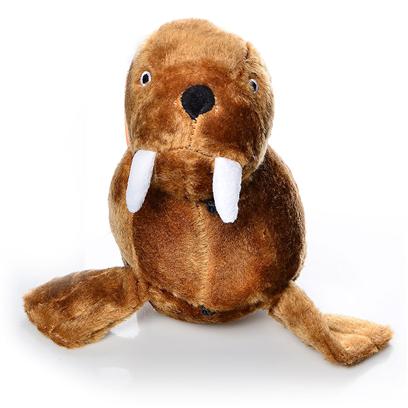 Tuffy's Presents Tuffy's Mighty Artic Jr Walrus-Wally Tuffys Walrus. Wally Jr. - can Play all Day Long and Never Get Tired! Toss Him as Far as you can and Watch your Pup Go After Him! 9x 5x 5 [23906]