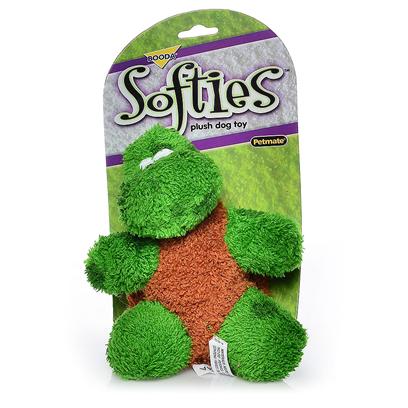 Petmate Presents Booda Softies-Toby Turtle-Medium Medium. These Characters are Soft, Lovable and Ready to be your Dogs New Best Friend. Made of Soft Terry Andfull of Color, Softies are Perfect for the Dog that Likes Very Soft Toysand Puppies that are Learning New Textures. Case Pk 120 [23998]
