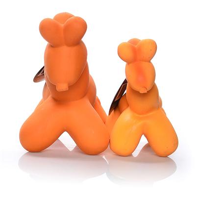 Charming Presents Charming Pet-Balloon Horse Small. The Charming Balloon Dog Toys Make Fun Toys for any Dog. Available in a Dudley the Dog, Baxter the Bull, Pearl the Pig, and Hazel the Horse. Made of all-Natural Latex and Contains no Lead. Each Animal has a Squeaker Inside for More Fun. [24020]
