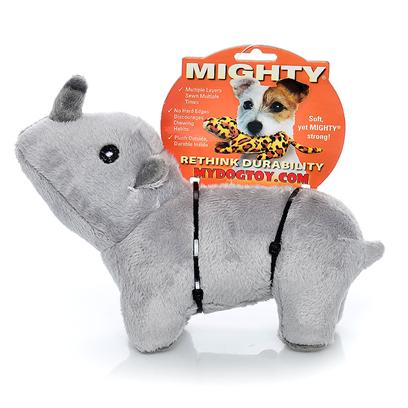 Tuffy's Presents Tuffy's Mighty Safari Jr Rhino-Rhoni Tuffys Mghty Rhino. Rhoni Jr. - her Impenetrable Hide will Keep your Dog Entertained through Hours of Play! Bring her Home Today! 8x 3x 4 [24070]