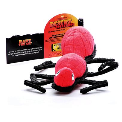 Tuffy's Presents Tuffy's Desert Creature Rant the Ant Chew Toy Tuffys. New Tuffy's Desert Series Toy. Your Dog Won't Grow Tired of this Exciting New Toy! Ultimate Construction Each Toy is Made with Two Layers of Industrial Grade Nylon, and One Layer of Soft Fleece on the Outside. All of the Layers are Sewn Together to Make One Super Strong Layer of Material. [24104]