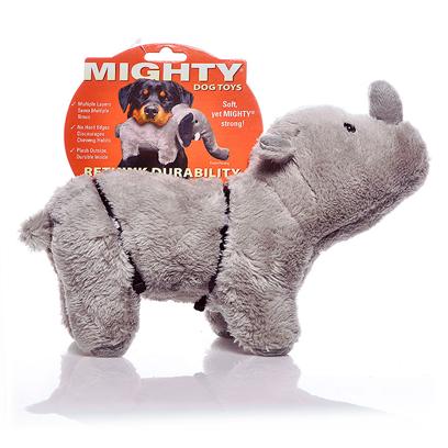 Tuffy's Presents Tuffy's Mighty Toy Safari-Rhoni Rhinoceros Chew Tuffys Rhoni. Rhoni's Impenetrable Hide will Keep your Dog Entertained through Hours of Play! Bring Him Home Today! [24107]