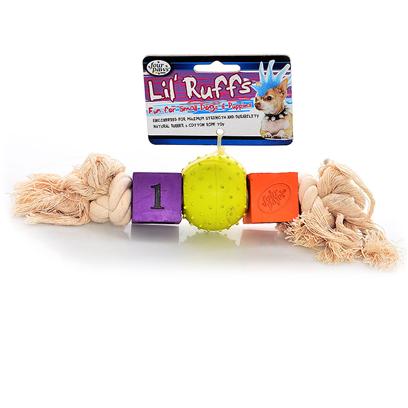 Buy Puppies Playing with their Toy products including Lil' Ruffs Rubber Toy-Puppy Blcks Football & Rope Small Dogs Puppies, Lil' Ruffs Rubber Toy-Puppy Blocks Pimple Ball & Rope Small Dogs Puppies, Lil' Ruffs Rubber Toy-Puppy Blocks Rope & Ribbed Center Small Dogs Puppies, 4 Paws Rubber Pacifier 6.5' Category:Chew Toys Price: from $6.99