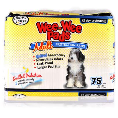 Buy Training Pads for Dogs products including Four Paws Wee-Wee Pads 22'' X 23'' - 30 Pack, Four Paws Wee-Wee Pads 22'' X 23'' - 50 Pack, Four Paws Wee-Wee Pads 22'' X 23'' - 14 Pack, Four Paws Wee-Wee Pads 22' X 23' - 7 Pack, Four Paws Wee-Wee Pads 22' X 23' - 100 Pack, Wee Pads Adult Dog Fp 10ct, Wee Pads Adult Dog Fp 22ct Category:Housebreaking Price: from $4.59