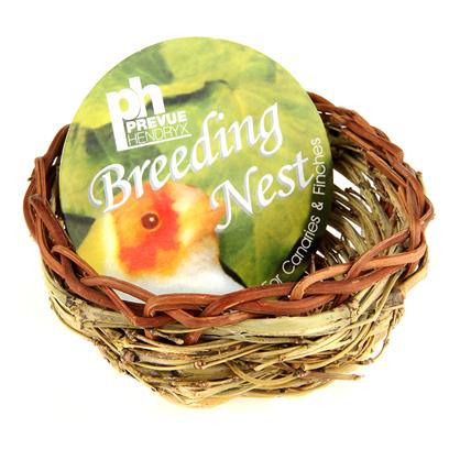 Prevue Presents Canary Twig Nest. 3" Diameter Twig Nest for Finches or Canaries. Provides your Birds with a Natural Environment for Breeding Purposes. Created with Safe all Natural Fibers to Make your Bird Feel at Home. [24550]