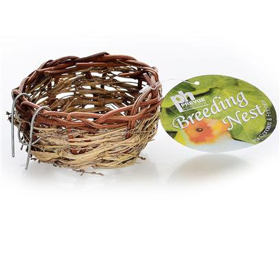 Prevue Presents Keet Large Hut Twig Nest. Large Size Covered Twig Nest for Breeding, Made of all Safe Natural Fibers. [24560]