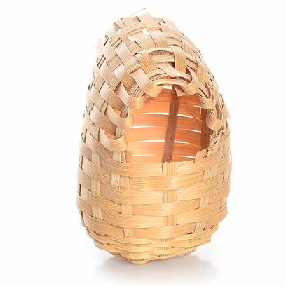 Super Pet Presents Nature's Nest Natural Bamboo-Finch (Xlarge) X-Large Bamboo. Giant Finch, Bamboo Natures Nest [24569]