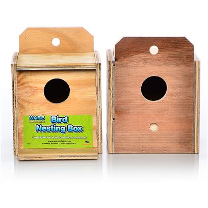 Buy Breeding Supplies for Birds products including Ware Wood Nesting Box-Finch Reverse Nest Box Finch, Ware Wood Nesting Box-Keet Reverse Nest Box Keet, Ware Wood Nesting Box Lovebird Reverse Nest, Ware Wood Nesting Box-Finch Reverse Nest Box Finch Regular Category:Breeding Supplies Price: from $1.99