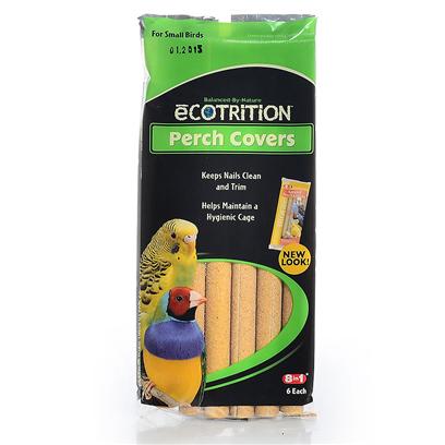 8 in 1 Presents Sand Perch Covers-Large (12pc) 8in1 Cover 12pk. 8in1 Understands the Special Needs of Pet Birds. Our Premium Line of Bird Products Includes an Array of Essential Health Care Remedies, Supplements and Accessories for Birds' Unique Needs. Daily Multi-Vitamin Treats for Small Birds is a Daily Vitamin and Mineral Supplement in an Easy-to-Feed, Great Tasting Treat Form. Helps Ensure Optimum Nutrition and Overall Good Health. Sanded Perch Covers for all Birds Provides Hygienic Cover for Perches. Helps Keep Bird's Nails Clean and Trim. [24813]