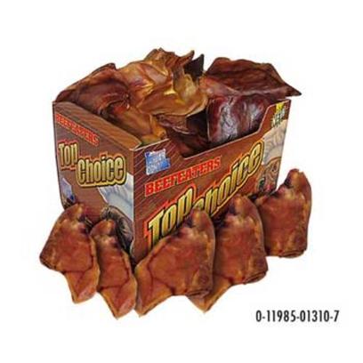 Beefeaters Presents Top Choice Bulk Display Box-Pig Ears (50pk) Beef Tc Pig 50pk. Top Choice Bulk Display Box - Pig Ears (50pk) [26032]