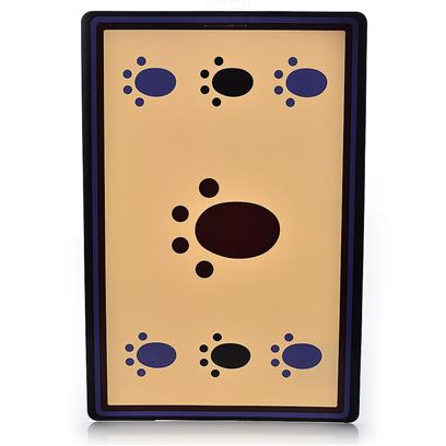 Ethical Presents Designer Stoneware Classic Paw Print Place Mat. Placemat with Classic Paw Print Designs [26391]