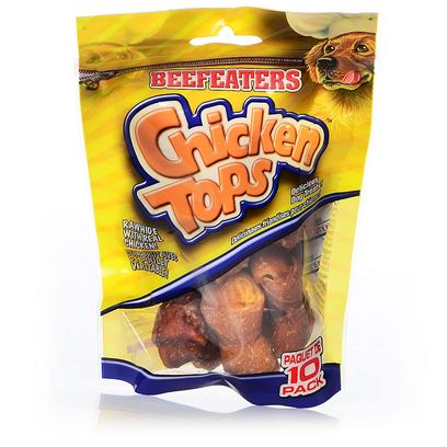 Beefeaters Presents 2.5' Chkn Top Knotted Rawhide Bone 10pk 10 Pack. - [26534]