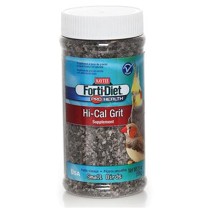 Kaytee Presents Forti Diet Pro Health Canary Finch Parakeet Hi Calcium Jar 21oz. Kaytee Forti-Diet Pro Health Hi-Cal Grit for Cockatiels, Parakeets, Canaries & Finches is Specially Designed to Provide Additional Calcium and Other Important Minerals to Birds Fed a Seed-Based Diet. Do not Provide to Birds Fed Processed or Extruded Foods, Such as Kaytee Exact. [26788]