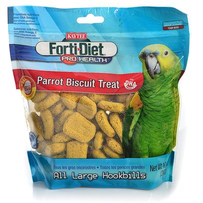 Kaytee Presents Forti Diet Pro Health Canary Parrot Biscuits 10oz. Kaytee Forti-Diet Pro Health Biscuits are a Nutritious Treat that Complements any Diet. Also Makes a Great Training Aid. Kaytee Added Dha Omega-3 to Support Heart, Brain and Visual Functions and Natural Prebiotics and Probiotics to Aid in the Digestive Health of your Pet. 10 Oz [26802]