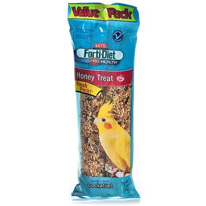 Kaytee Presents Kaytee Forti Diet Pro Health-Cockatiel Honey Stick Kt Fdph Tiel 4oz. Kaytee Forti-Diet Pro Health Treat Sticks with Dha Omega-3 to Support Heart, Brain and Visual Functions are a Fun-to-Eat Way to Add Nutrition and Activity to your Pet's Diet. Natural Prebiotics and Probiotics are also Added to Promote Digestion. Choose from a Variety of Fresh Tasting Kaytee Treats Made from Fortified, Delicious Ingredients. [26805]