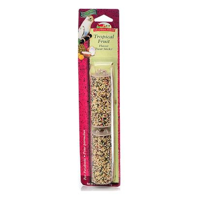 L/M Animal Farms Presents Parakeet Tropical Fruit Sticks 2pk Lm Keet Stix 2p. L/M Animal Farms(Tm) Treat Sticks(Tm) for Birds Offer Unique Flavors and Ingredients that Birds Love. L/M Animal Farms(Tm) Treat Sticks(Tm) Come in a New Larger Size, with a Patent-Pending Hanger for Easy Placement in any Cage. 4.5 Oz.; (128) [26846]