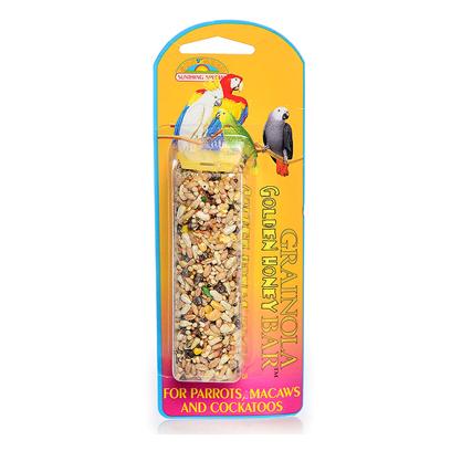 Sun Seed Company Presents Grainola Large (Lg) Hook-Honey 2.5oz Sun Hook Honey Small (Sm). An Appetizing Combination of your Bird's Favorite Seeds Blended with the Flavorful Goodness of Natural Golden Honey. Protein (Min. 13%), Fat (Min. 8%), Fiber (Max. 15%). [26852]