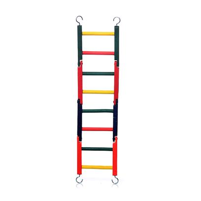 Prevue Presents Ph Hardwood Bendable Ladder 4-Section 15' Bend. Constructed from 100% Solid Hardwood with 3 Bendable Joints to Create Fun Shapes. 100% Bird Safe Fd&C Colors, Total Length is 15". [26882]