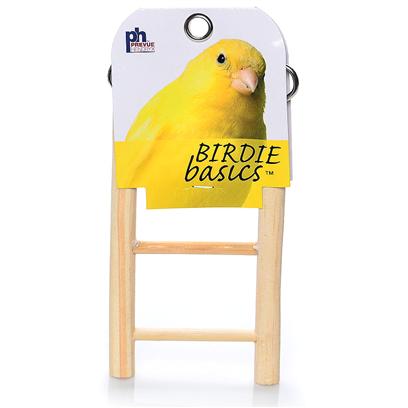 Prevue Presents Birdie Basics Wood Ladder 11 Step. Birdie Basics is a Complete Line of Products Designed to Meet the Everyday Needs of Birds and their Humans. Birdie Basics Contains Everything Even a Novice Bird Owner Could Ask for to Keep their Fine Feathered Friend(S) Feeling Fabulous. All Items have a Full-Color Header Card and are Packaged in Heavy-Duty Clear Vinyl Bags. [26887]