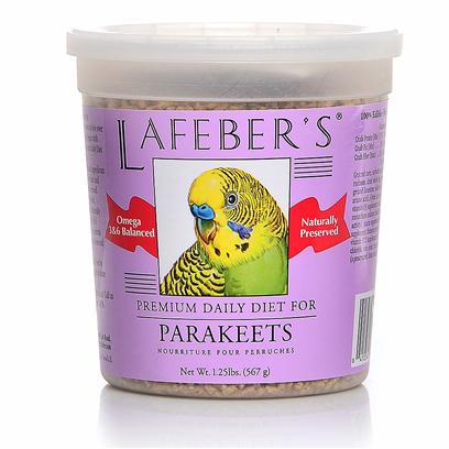 Lafeber Company Presents Parakeet Pellets 1.25lb 5lb Tub. Lafeber's Premium Daily Diet Pellets have been on the Market for over 25 Years. The Pellets Contain all the Necessary Vitamins, Minerals and Amino Acids Needed for Good Health and Nutrition. Made with High Quality Ingredients, Locally Grown Non-Gmo Corn and Human Grade Whole Egg, which is the Most Highly Digestible Source of Protein Available. A Hint of Natural Molasses Adds a Great Taste to the Pellets. Since Birds Quickly Burn Calories this Diet is Ideal for their Highly Efficient Metabolism and Higher Body Temperature. When Feeding your Bird Premium Daily Diet Pellets, no Vitamin or Mineral Supplements are Needed. Watch your Bird Glow with Good Health on a Diet of Lafeber's Premium Daily Diet Pellets 1.25 Lb. Tub [26968]
