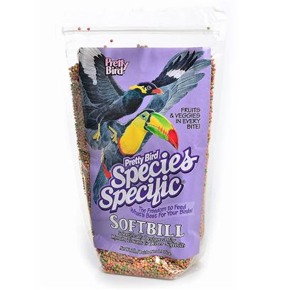 Pretty Bird International Presents Softbill Small with Fructose 2lb (Bag) Pb & Bird 3lb. Simplifies the Feeding and Management of Softbill Birds Such as Mynahs and Toucans. Manufactured with Fructose which is a Naturally Occurring Ingredient in Fruit and is in a Smaller Shaped Nugget. Our Iron Levels are Less than 60 Ppm, which is Well Below the Safe Maximum Levels Currently Recommended. Softbills Love Fruit which should be Offered on a Daily Basis. Packaged in 3 Lb. Bags Manufactured 6 Per Case [26990]