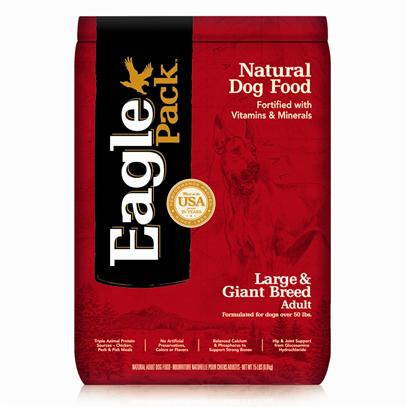 Wellpet Presents Eagle Pack Natural Dog Food Large & Giant Breed Adult Formula 15lb Bag. Our Foods Deliver the Right Balance of Proteins, Fats, Carbohydrates, Antioxidants and Omega Fatty Acids for Results you can see – Shiny Coat, Bright Eyes, Good Digestion and Energetic Spirit. Over the Years, our Formulas have been Performance-Proven with Indoor Sun Loungers, Neighborhood Prowlers and Outdoor Butterfly Chasers. You Too can Count on our American-Made Foods to Naturally Fuel your Pet’S Daily Adventures, Both Big and Small. Eagle Pack is Nutrition in Action.™Helps Maintain Healthy Weightthe Right Amount of Protein, Fat and Carbohydrates to Help Larger Dogs Stay Lean and Fit.No Artificial Preservatives or Flavorsinstead, our Formulas are Preserved Naturally and Include Healthy, Flavorful Ingredients.Triple Animal Proteinsa Variety of Proteins Help Support Healthy Muscle Tone while Providing a Great Flavor Dogs Love.Healthy Supplementsadditional Nutritional Support from Glucosamine Hydrochloride to Help Maintain Joint Health and Flaxseed to Support Skin and Coat Health.Antioxidant Supportfortified with our Complete Vitamin and Mineral Package; Antioxidants Like Vitamin C to Support Healthy Immune Function. [27356]