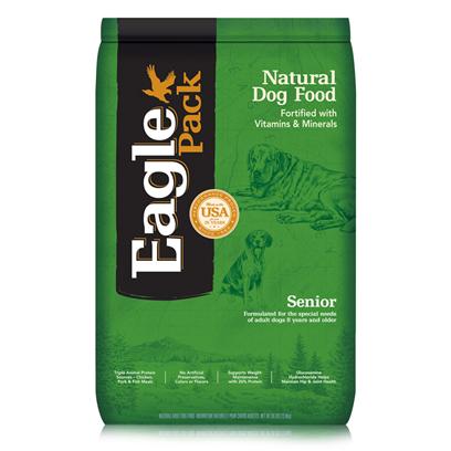 Wellpet Presents Eagle Pack Natural Dry Dog Food Senior Formula 30lb Bag. At Eagle Pack, we Know you Count on your Pet to be by your Side through all of Life's Adventures. For over 25 Years, We've Energized Best Friends Everywhere by Providing them Quality Natural Nutrition without Fillers or Artificial Preservatives. Our Foods Deliver the Right Balance of Proteins, Fats, Carbohydrates, Antioxidants and Omega Fatty Acids for Results you can see - Shiny Coat, Bright Eyes, Good Digestion and Energetic Spirit. Over the Years, our Formulas have been Performance-Proven with Backyard Ball Catchers, Show Ring Winners and Even Alaskan Dog Sled Racers. You Too can Count on our American-Made Foods to Naturally Fuel your Pet's Daily Adventures, Both Big and Small. Formulated for the Special Needs of Adult Dogs 8 Years and Olderformulated with the Right Amount of Protein and Fat to Help Senior Dogs Mantain a Healthy Weight.Instead, our Formulas are Preserved Naturally and Include Healthy, Flavorful Ingredients.A Variety of Proteins Help Support Healthy Muscle Tone while Providing a Great Flavor Dogs Love.Additional Nutritional Support Comes from Glucosamine Hydrochloride to Help Mantain Joint Health and Flaxseed to Support Skin and Coat Health.Fortified with our Complete Citamin and Mineral Package; Antioxidants Like Vitamin C Help Support Healthy Immune Function. [27362]