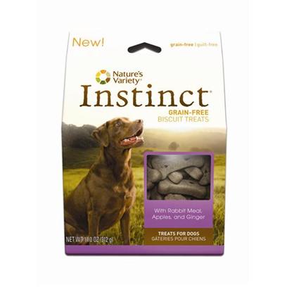 Nature's Variety Presents Nature's Variety Rabbit Meal with Apples and Ginger Biscuits 11oz Bag. Nature's Variety Rabbit Meal with Apples and Ginger Biscuits. A Healthy Treat for your Dog. [27648]