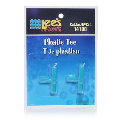 Lee's Presents Lees Plastic Tee 2piece (Blister Card). Plastic Tee's are Manufactured of High-Quality, Non-Corrosive Material. Use to Control Air Flow from the Air Pump. [28259]
