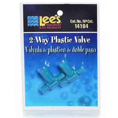 Lee's Presents Lees 2-Way Plastic Valve 2 Pack (Carded). Two-Way Plastic Valve can be Used as an in-Line Valve to Control Air Flow from Pump. [28262]