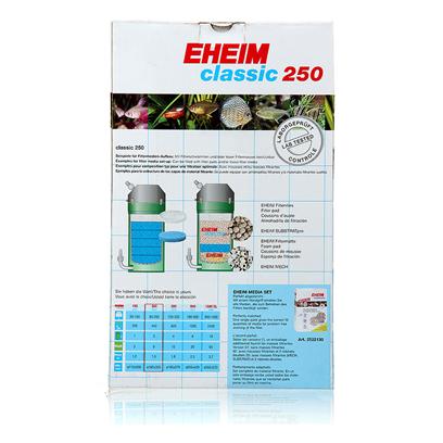 Eheim Presents Eheim Classic Canister Filter 2211-37 Model. Classic Series Canister Filters have the Longest Most Reliable Track Record in the Trade. A Pump/Motor Unit that Seems to Run Forever with a Minimum of Service. Proven Technology, Balanced Performance, and High Efficiency Mark Classic Series Filters as the Bellweather in Aquarium Filtration. One Chamber Design Allows for the Greatest Flex in Setting Up for Mechanical, Biological, Chemical and Adsorptive Filtration. Flow Rates have been Precisely Calculated to Provide the Exact Balance Needed Between Mechanical and Biological Long-Term Filtration, Water Circulation and Oxygen Enrichment, Resulting in Optimum Conditions for Successful Aquarium Keeping, with 3-6 Month Maintenance Intervals. Also Ideal for Specific Purpose Filtration Such as Chemical /Adsorptive (Carbon). Eheim External Filter 2262 (Special Edition 2260 Canister Filter) without Filter Media Powered by New High Output 1262 Pump Includes Two Quick-Release Double Tap Valves Filter Volume 4.8 Gal Pump Output 900 Gph Weight 20 Lbs Flexible Hose Diameter 1" Inlet and 5/8" Outlet for Aquariums Up to 500 Gallons [28423]