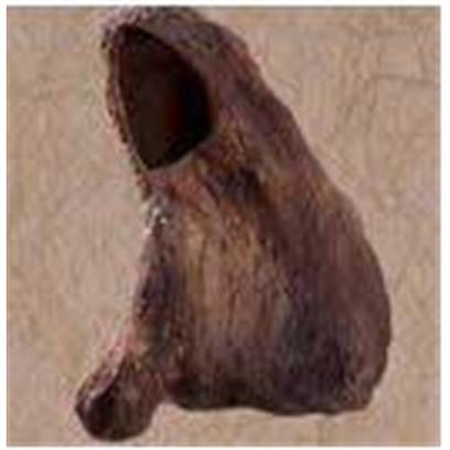 Underwater Galleries Presents Underwater Driftwood Wedge Galleries. Decorative Hollow Replica of Natural Driftwood, with 1 Opening & 1 Concave Dimensions 10" X 11" X 5" [28474]