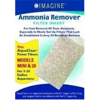 Imagine Gold Presents Imagine Gold Aquaclear 20 Ammonia Remover Mini Fits Models. For Fast Removal of Toxic Ammonia,Especially in Newly Set Up Filters that Lack an Established Colony of Beneficial Bacteria Fits Aquaclear(R) Power Filters Models Mini & 20, for 5-20 Gallon Aquariums [28564]