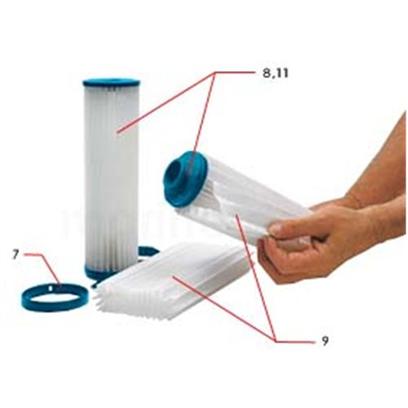 Lifegard Aquatics Presents Lifegard Aquatics (Lfgd) Pl-9 Pleats 2/Bag (2/Bag). Reusable Replacement Cartridge for Lifegard Cl 9 Filter. Mechanical Filtration. [28619]