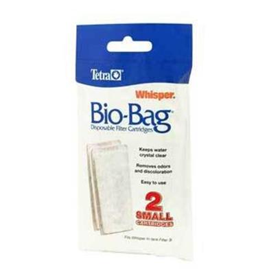 Tetra Usa Presents Tetra Bio Bag 2pk Small (3i) Bio-Bag for the Filter. Whisper Bio-Bag Cartridges Complete the Whisper 3i in-Tank Filter for a Clean, Easy-to-Maintain Aquarium. Filled with Ultra-Activated Carbon, Ready to Use Disposable Single Packs Remove Waste Particles, Odors and Discoloration, and are Easily Changed Once a Month. Small Size, 2-Pk Assembled [28656]