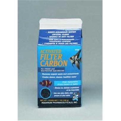 Aquarium Pharmaceuticals Presents Aquarium Pharmaceuticals (Ap) Carbon Carton 14oz-1/2gallon. A Special Blend of Highly Activated Carbon that Removes Colors, Odors and Poisonous Waste. Has Good Pore Distribution for the Most Effective Filtration in Fresh and Saltwater Tanks at an Economical Price. Can be Used in all Filter Cartridges. 3.5 Oz Carton 1/2 Cup for Each 10 Gallons of Aquarium or Pond Water [28684]