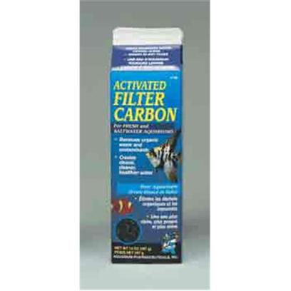 Aquarium Pharmaceuticals Presents Aquarium Pharmaceuticals (Ap) Carbon Carton 7oz-1 Quart. A Special Blend of Highly Activated Carbon that Removes Colors, Odors and Poisonous Waste. Has Good Pore Distribution for the Most Effective Filtration in Fresh and Saltwater Tanks at an Economical Price. Can be Used in all Filter Cartridges. 7 Oz. Carton 1/2 Cup for Each 10 Gallons of Aquarium or Pond Water [28685]